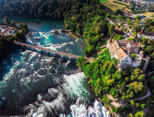 The Rhines Falls, Switzerland Air Terjun Terbesar di Eropa